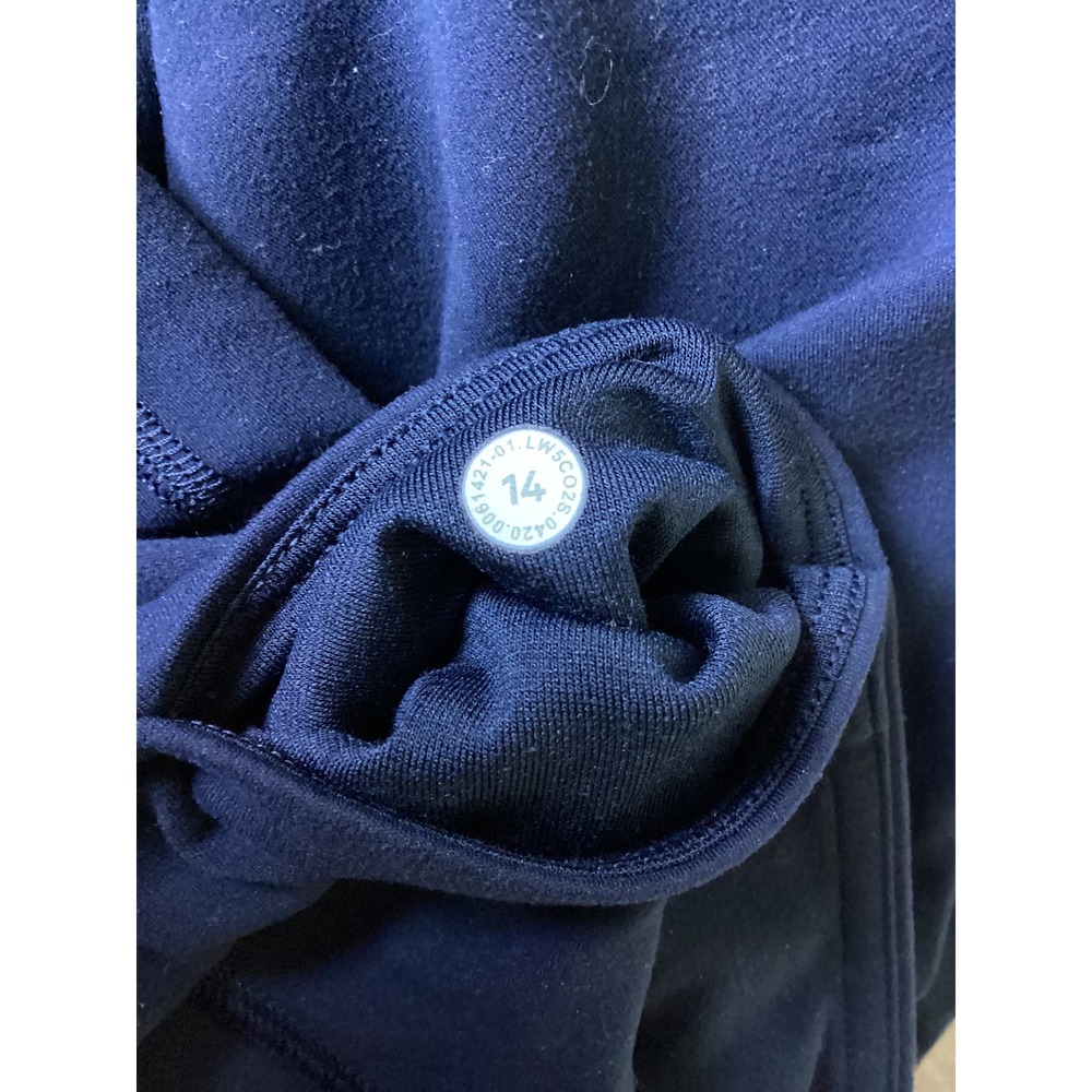 Lululemon Align Jogger 28 Navy Blue Nulu Yoga Pants LW5CQ2S Size 14 - Picture 7 of 8